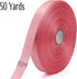 1/2 inch, Rose Gold Ribbon for Gift Wrapping 50 Yards Perfect Wedding Party Wreath Sewing DIY Hair Accessories Decoration Floral Hair Balloons Oth...