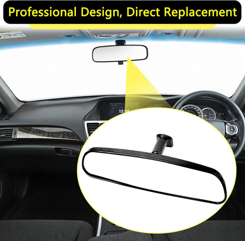 Rear View Mirror Compatible With 1998-2013 Honda Accord, 2006-2011 Civic, 2000-2004 Odyssey, 2002-2008 Pilot Interior Rear View Mirror Day/Night M...