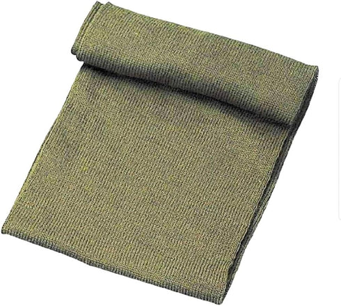 Government Issue Military GI Wool Scarfs Olive Drab, 55" length...