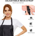 Hair Stylist Apron - Salon Aprons Pu Waterproof Protective Coated - Bleach Proof Barber Apron for Women/Men with Pockets.for Cosmetologist -Dog Gr...