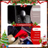 Car Decoration Interior Accessories- Christmas Santa Hat,Cute Christmas Car Decor Gear Shift Knob Cover for Manual/Automatic Shift Knob,Universal ...