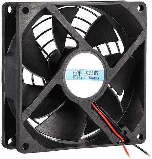 uxcell Cooling Fan 92mm x 92mm x 25mm 9225MS DC 12V 0.25A Long Life Sleeve Bearings with Metal Protector...