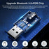 Bluetooth 5.0 Car Adapter, BAVNCO Mini Stereo Transmitter Receiver Wireless 3.5mm Aux Jack Adapter Hands-Free Car Kit Built-in Mic for Car, Home S...