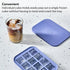 W&P Peak Silicone Everyday Ice Tray w/ Protective Lid | Charcoal | Easy to Remove Ice Cubes | Food Grade Premium Silicone | Dishwasher Safe, BPA F...