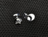 Cufflinks Unique Round Bone and Skull Engraved Cuffs Tuxedo Shirt Silver Cuff Link for Men boys...