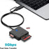 Memory Card Reader, BENFEI 4in1 USB USB-C to SD Micro SD MS CF Card Reader Adapter Compatible with iPhone 15 Pro/Max, MacBook Pro/Air 2023, iPad P...