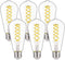 Dimmable Vintage LED Edison Bulbs, 6W, Equivalent 60W, 600lm, Daylight 5000K,ST58 Antique LED Filament Bulbs, E26 Medium Base, Clear Glass, Pack o...