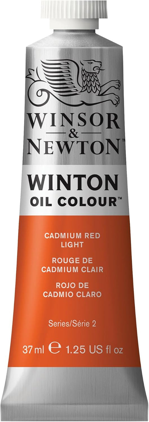 Winsor & Newton Winton Oil Color, 37ml (1.25-oz) Tube, Cadmium Red Light...