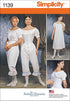 Simplicity 1139 Women's Civil War Historical Costume Sewing Pattern, Sizes 6-12...
