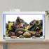 AWERT 48x18 inches Stone Aquarium Background Aquatic Plant River Bed & Lake Fish Tank Background Vinyl Background...