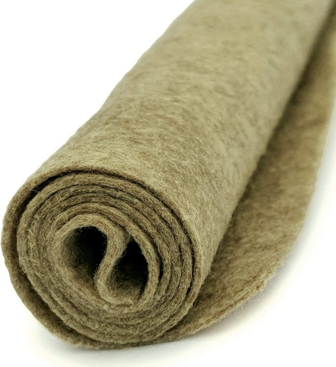 Cobblestone Antique Heathered Tan - Wool Felt Oversized Sheet - 20% Wool Blend - 1 12x18 inch Sheet...
