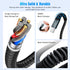 2 Pack 3FT USB C Charger Cable 60W Fast Charging, Coiled USB A to USB C Cable for Car Compatible with iPhone 15 Series, Samsung Galaxy S24 / S23 /...