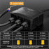 IP68 Waterproof Junction Box, 4-Way Outdoor Cable Connectors with 4 Cable M25 Gland Wire Connector Electrical Junction Box for 4-14 mm Diameter Ca...