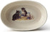 PetRageous 17006 Pet Derby Stoneware Dishwasher Safe Oval Cat Bowl 6.5-Inch Long 4-Inch Wide 2-Inch Tall Cats, 2-Cup Capacity, Off-White...