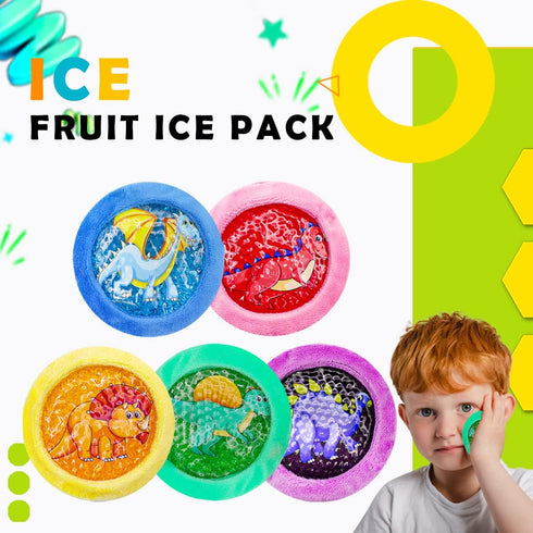 Kids Ice Pack, Hot or Cold Pack Gel Cooling Pad, Reusable for Injuries Medical Health,Swelling and Pain Relief, Tired Eyes, Child Injury, Headache...