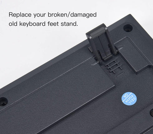 2PCS Keyboard Stand Replacement Tilt Feet Legs Clips for Logitech K120 MK120 USB Wired Keyboard...