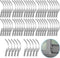 60 Pieces Window Screen Tension Spring Corner Mount Flat Window Spring Clips Stainless Steel,Prevent Screen Windows Shaking...