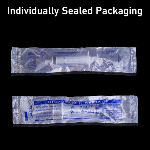 30 Pack 5ml Syringe without Needle for Liquid Measurement Tools Individually Sealed Package for Scientific Labs,Feeding Small Animals,Watering,Dis...