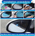 Pack-2 Car Rearview Mirror Anti-rain Film, 3.9In x 5.9In Vehicle Side Mirrors Stickers, Durable Automobile Accessories, Universal for Most Cars, T...
