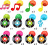 Sumind 30 Pcs 1950's Rock and Roll Music Party Sock Hop Decorations Vinyl Record Note Cutout Wall Decor Sign with Hanging Swirls Ceiling Decor for...