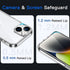 JETech Case for iPhone 14 6.1-Inch, Non-Yellowing Shockproof Phone Bumper Cover, Anti-Scratch Clear Back (Clear)...