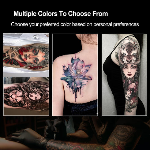 200PCS Tattoo Ink Caps Heart Shaped Tattoo Ink Cups Spliceable Disposable Pigment Caps Plastic Ink Caps with Base Ink Caps for Tattooing Permanent...
