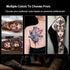 200PCS Tattoo Ink Caps Heart Shaped Tattoo Ink Cups Spliceable Disposable Pigment Caps Plastic Ink Caps with Base Ink Caps for Tattooing Permanent...