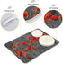 Beautiful Meadow Red Poppy Flowers Absorbent Dish Drying Mat Microfiber Kitchen Countertop Table Protector Multi-Purpose Counter Rack Sink Drainer...