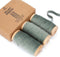 Vitalizart Dusty Green Velvet Ribbon Set 3/8" x 15Yd Wooden Spool Fabric Trim Eco-Friendly 3 Rolls * 5Yd for Christmas Wreath Decoration Handmade ...