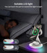 3 in 1 Mag-Safe Charger Stand, Magnetic Foldable Wireless Charging Station for Apple, Rotating & Light Adjust, Compatible with iPhone 15/14/13/12 ...