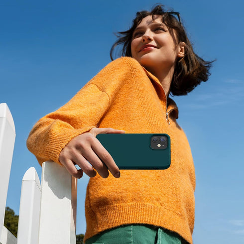 Miracase Compatible with iPhone 12 Case and iPhone 12 Pro Case, Liquid Silicone Gel Rubber Full Body Protection Shockproof Drop Protection Phone C...