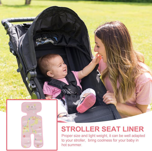 Toddmomy Baby Seats Ice Mat Children Car Cooler Pad Summer Stroller Ice Cooler Mat Baby Cushion for Stroller Newborn Dining Chair Stroller Liner B...