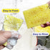 CELOX 6 Pack Lemon Printed Dual Sided Scrub Dish Sponges, Non Scratch Sponge for Kitchen Cleaning, 4.5" x 2.8" x 0.8"...