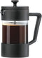 Oggi Borosilicate Glass French Press Coffee Maker (20oz)- 5 Cup Capacity, Coffee Press, Single Serve Coffee Maker, Stainless Steel Lid & Plunger, ...