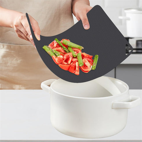 Plastic Cutting Boards for Kitchen, WK Flexible Cutting Board Mats, Thin Cutting Board Sheets, Dishwasher Safe, BPA Free, Multi Sizes Set of 6...