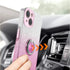 for iPhone 13 Case,Slim Glitter Sparkly Case with 360°Ring Holder Kickstand Magnetic Car Mount Shock-Absorbent Protective Sturdy Cover for iPhone ...