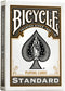 Bicycle Black Playing Cards, Standard Index, 1 Deck...