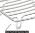 Bar Soap Dish Holder for Shower Bathroom Stainless Steel Rust Proof Self Draining with White Soap Saver Pad...