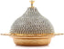 Alisveristime Coated Handmade Brass Sugar Chocolate Candy Bowl Serving Dish with Lid (Crystal) (Gold)...