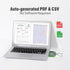 Freshliance Temperature Data Logger LCD Single Use with PDF Report 7Days 1Pack Fresh Tag1D...