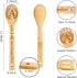 5PCS Initial Wooden Cooking Spoons Initial Gifts Kitchen Decor Personalized Customized Monogrammed Birthday Gifts for Women Mother,New Mom,Teacher...