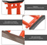 IMIKEYA Japanese Torii Gate Fish Tank Decoration Bonsai Torii Fish Aquarium Decoration Chinese Decor Mini Torii Gate Model Terrarium Fairy Gardens...