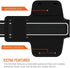 Trianium Armband, Water Resistant Large Cell Phone Armband for iPhone 12 Pro,12 Mini,11 Pro Max/Xs Max/XR/X/8 Plus, Galaxy S20/S10/S10e/S10+/Note ...