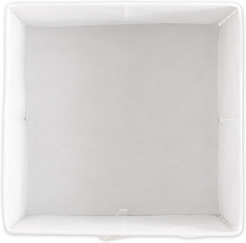 DII Non Woven Polyester Storage Bin, 11x11x5.5-inch, Starburst Gray, 2 Piece...