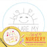 Nursery Embroidery Pattern Transfers (set of 10 hoop designs!)...