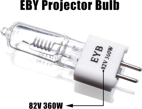 Wadoy EYB 82V 360W Projector Bulb RSE-57 Compatible with Apollo 15000 15002 15009 A1004 A1005 AL1004 AL1005 Overhead Projector Bi-Pin Based Stage ...