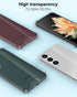 KIOMY Clear Case for Samsung Galaxy S23+ / S23 Plus Shockproof Bumper Protective Cover Hybrid Design Hard PC Back + Flexible TPU Raised Bezel Tran...