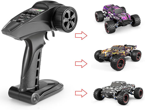 HAIBOXING 1/18 & 1/16 & 1/12TH Scale RC Car Spare Parts Brushless Radio Transmitter, Remote Control Trucks Accessories Apply to 18859A & 16890A & ...