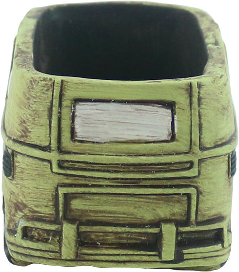 Ogrmar Retro Creative Car Flower Pot Garden Plant Succulent Planter Desk Flower Pot Cactus Plant Pot (WY1485, Yellow-green)...
