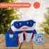 Tickle & Main 3-Piece Superhero Tooth Fairy Pillow for Boys & Girls Ages 5-10 with Pocket, Notepad & Photo Keepsake Pouch Kit...